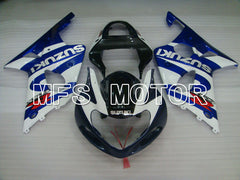 Suzuki GSXR1000 2000-2002 Injection ABS Fairing - Factory Style - Blue White - MFS4292 - Fairings Kit