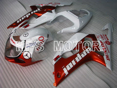 Suzuki GSXR1000 2000-2002 Injection ABS Fairing - Jordan - Orange White - MFS4326 - Fairings Kit