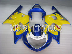 Suzuki GSXR1000 2000-2002 Injection ABS Fairing - Factory Style - Blue Yellow - MFS4330 - Fairings Kit