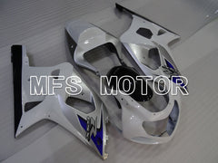 Suzuki GSXR1000 2000-2002 Injection ABS Fairing - Factory Style - White Silver - MFS4372 - Fairings Kit