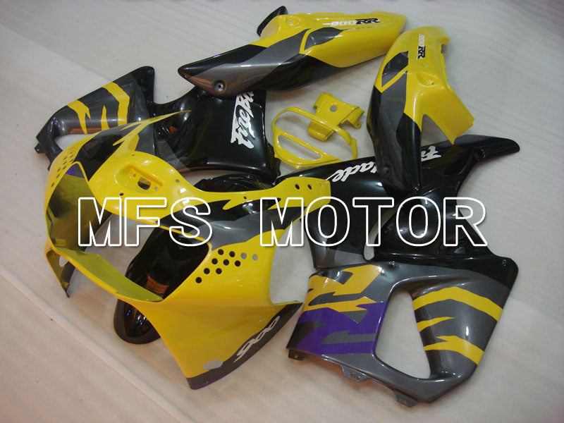 Honda CBR900RR 919 1998-1999 ABS Fairing - Factory Style - Black Yellow - MFS4374 - Fairings Kit