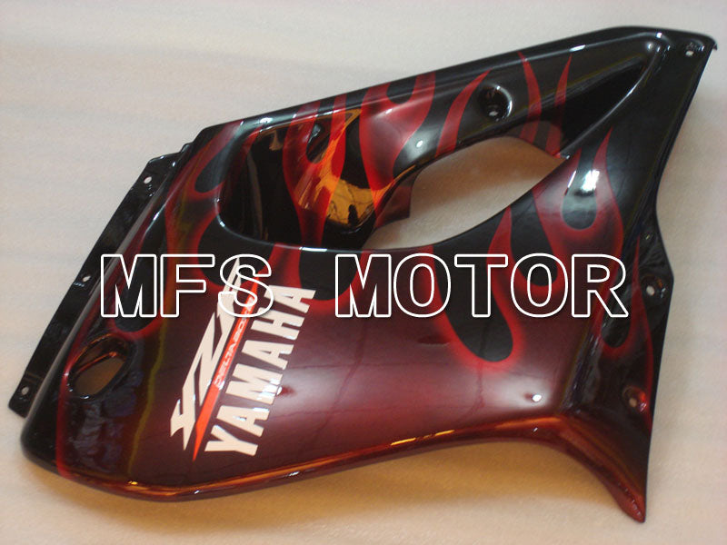 Yamaha YZF1000R 1997-2007 ABS Fairing - Flame- Black Red - MFS4397 - Fairings Kit