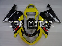Suzuki GSXR1000 2000-2002 Injection ABS Fairing - Factory Style - Yellow Black - MFS4410 - Fairings Kit