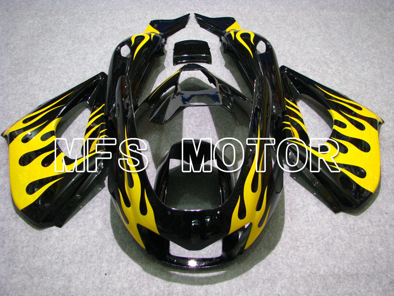 Yamaha YZF1000R 1997-2007 ABS Fairing - Flame - Black Yellow - MFS4420 - Fairings Kit