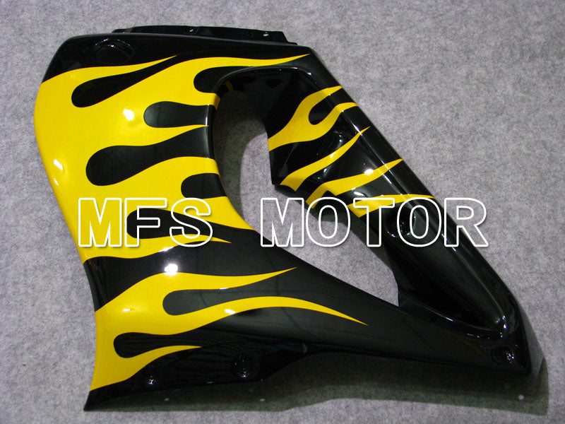 Yamaha YZF1000R 1997-2007 ABS Fairing - Flame - Black Yellow - MFS4420 - Fairings Kit