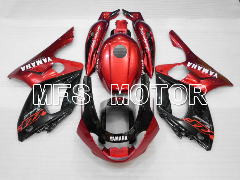 Yamaha YZF-600R 1997-2007 Injection ABS Fairing - Factory Style - Red wine color Black Silver - MFS4476 - Fairings Kit