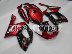Yamaha YZF-600R 1997-2007 Injection ABS Fairing - Factory Style - Red wine color Black Silver - MFS4476 - Fairings Kit