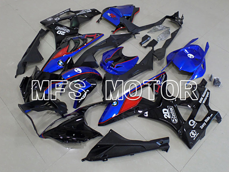 BMW S1000RR 2009-2014 Injection ABS Fairing - Factory Style - Black Blue - MFS4491 - Fairings Kit