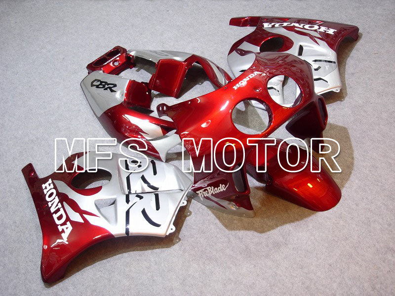 HONDA CBR 250RR MC22 1990-1998 Injection ABS Fairing - Fireblade - Red wine color Silver - MFS4512 - Fairings Kit