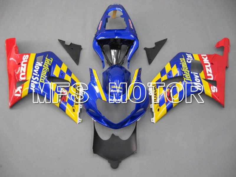 Suzuki GSXR600 2001-2003 Injection ABS Fairing - Movistar - Red Blue Yellow - MFS4573 - Fairings Kit