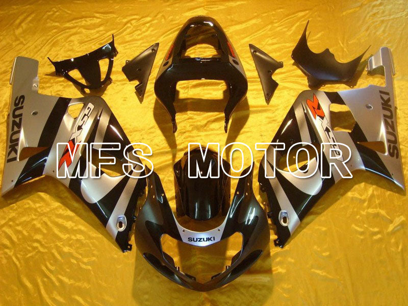 Suzuki GSXR750 2000-2003 Injection ABS Fairing - Factory Style - Black Silver - MFS7035 - Fairings Kit