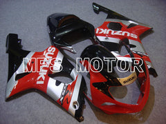 Suzuki GSXR600 2001-2003 Injection ABS Fairing - Factory Style - Red Silver - MFS4626 - Fairings Kit