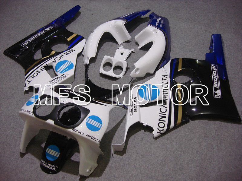 Honda CBR 400RR NC29 1990-1999 ABS Fairing - Konica Minolta - White Black - MFS4633 - Fairings Kit