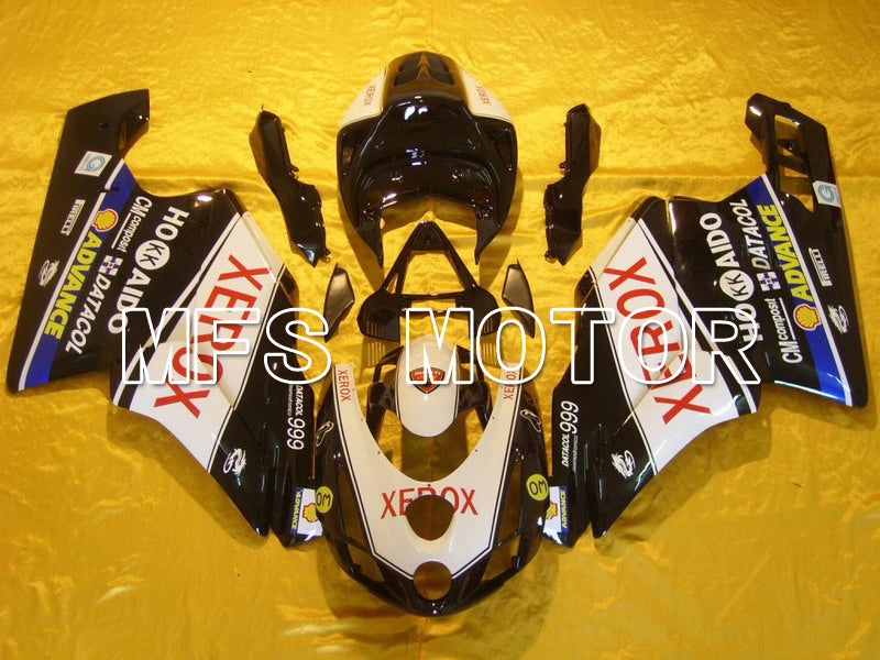 Ducati 749 / 999 2003-2004 Injection ABS Fairing - Xerox - Black White - MFS4662 - Fairings Kit