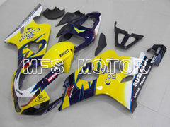 Suzuki GSXR600 GSXR750 2004-2005 Injection ABS Fairing - Corona - Blue Yellow - MFS4697 - Fairings Kit