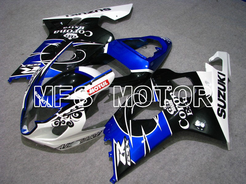 Suzuki GSXR600 GSXR750 2004-2005 Injection ABS Fairing - Corona - Black Blue White - MFS4702 - Fairings Kit