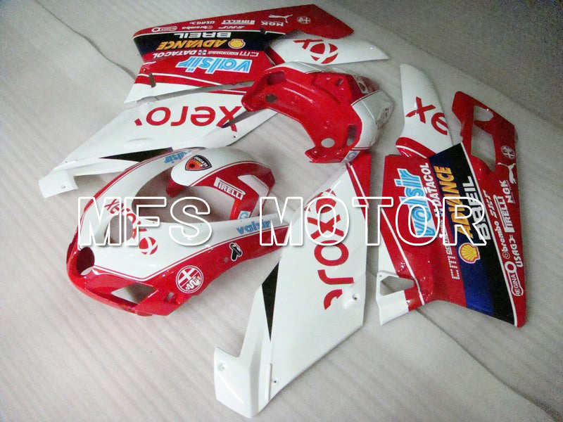 Ducati 749 / 999 2005-2006 Injection ABS Fairing - Xerox - Red White - MFS4718 - Fairings Kit