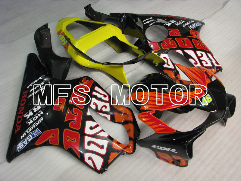 Honda CBR600 F4i 2001-2003 Injection ABS Fairing - Rossi - Black - MFS4742 - Fairings Kit