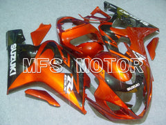 Suzuki GSXR600 GSXR750 2004-2005 Injection ABS Fairing - Factory - Orange Black - MFS4759 - Fairings Kit
