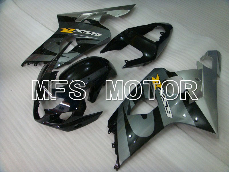 Suzuki GSXR600 GSXR750 2004-2005 Injection ABS Fairing - Factory Style - Black Gray - MFS4813 - Fairings Kit