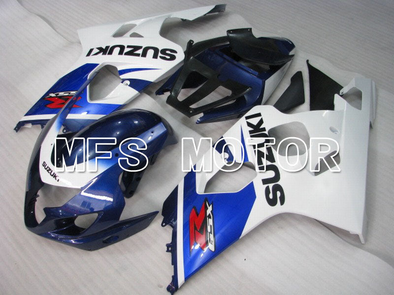 Suzuki GSXR600 GSXR750 2004-2005 Injection ABS Fairing - Factory Style - Blue White - MFS4837 - Fairings Kit