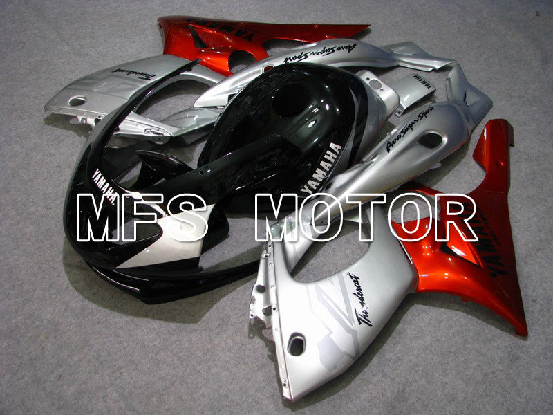 Yamaha YZF-600R 1997-2007 Injection ABS Fairing - Factory Style - Red wine color Black Silver - MFS4845 - Fairings Kit
