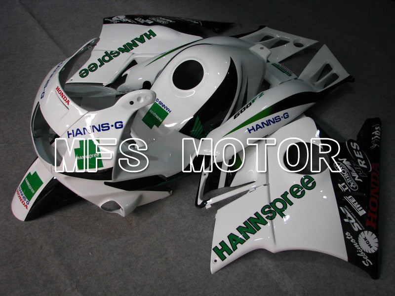 Honda CBR600 F2 1991-1994 ABS Fairing - HANN Spree - Black White - MFS4871 - Fairings Kit