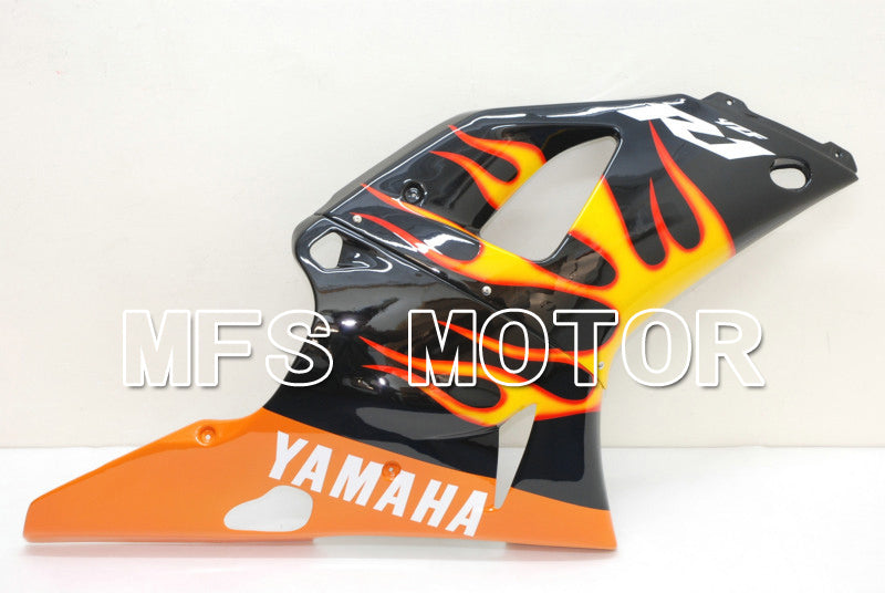 Yamaha YZF-R1 2000-2001 Injection ABS Fairing - Flame - Orange Black - MFS4873 - Fairings Kit