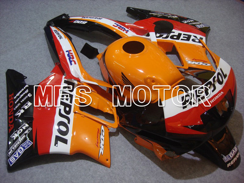 Honda CBR600 F2 1991-1994 ABS Fairing - Repsol - Black Orange Red - MFS4887 - Fairings Kit