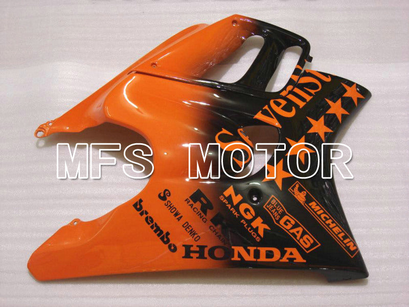 Honda CBR600 F3 1997-1998 Injection ABS Fairing - SevenStars - Black Orange - MFS5026 - Fairings Kit