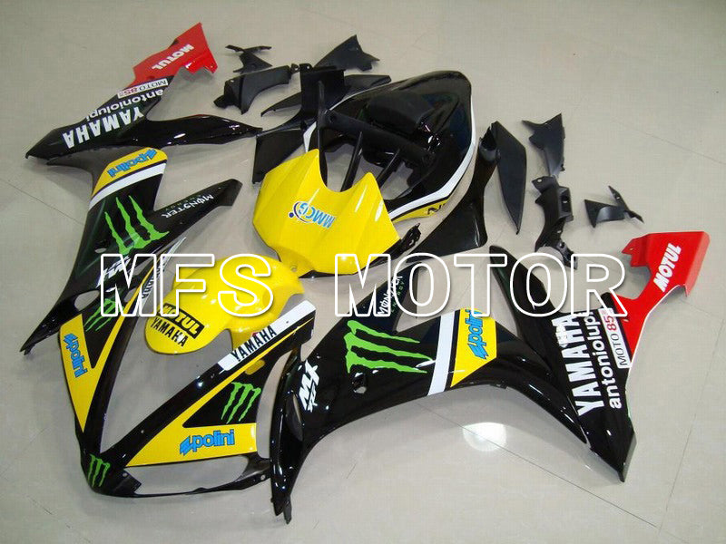 Yamaha YZF-R1 2004-2006 Injection ABS Fairing - Monster - Black Yellow - MFS5041 - Fairings Kit