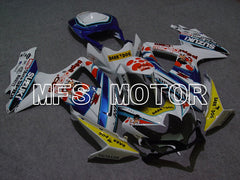 Suzuki GSXR600 GSXR750 2008-2010 Injection ABS Fairing - Dark Dog - Blue Yellow White - MFS5042 - Fairings Kit