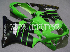 Honda CBR600 F4 1999-2000 Injection ABS Fairing - Factory Style - Black Green - MFS5118 - Fairings Kit