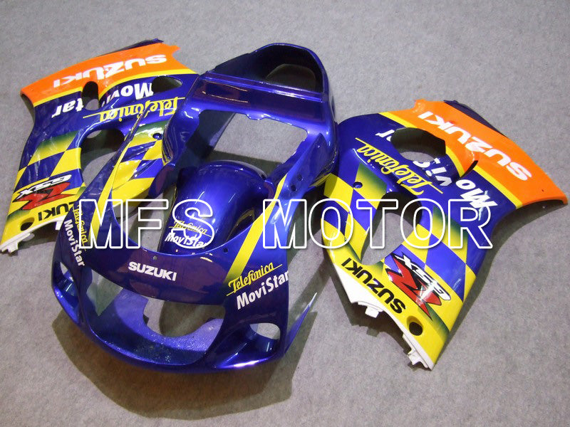 Suzuki GSXR600 1997-2000 ABS Fairing - Movistar - Blue Yellow - MFS5223 - Fairings Kit