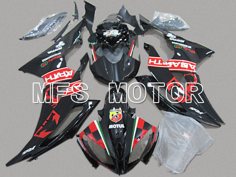 Yamaha YZF-R6 2008-2016 Injection ABS Fairing - ABARTH - Red Black - MFS5352 - Fairings Kit