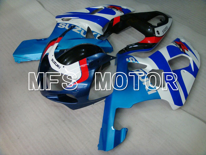 Suzuki GSXR1000 2000-2002 Injection ABS Fairing - Factory Style - Blue White - MFS5453 - Fairings Kit