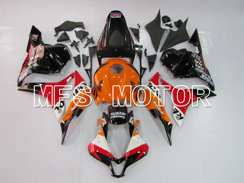 Honda CBR600RR 2009-2012 Injection ABS Fairing - Repsol - Orange Red Black - MFS5540 - Fairings Kit
