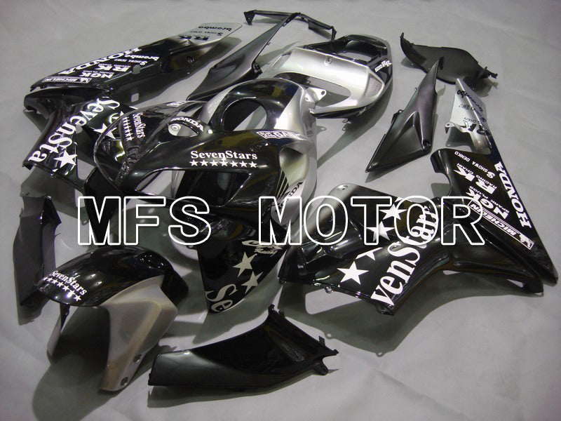 Honda CBR600RR 2005-2006 Injection ABS Fairing - SevenStars - Black Silver - MFS5575 - Fairings Kit
