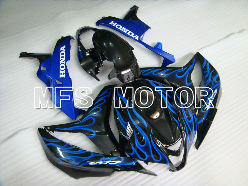 Honda CBR600RR 2007-2008 Injection ABS Fairing - Flame - Black Blue - MFS5619 - Fairings Kit