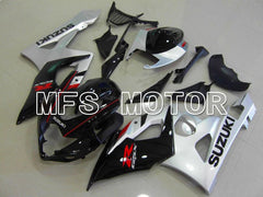 Suzuki GSXR1000 2005-2006 Injection ABS Fairing - Factory Style - Black White - MFS5620 - Fairings Kit
