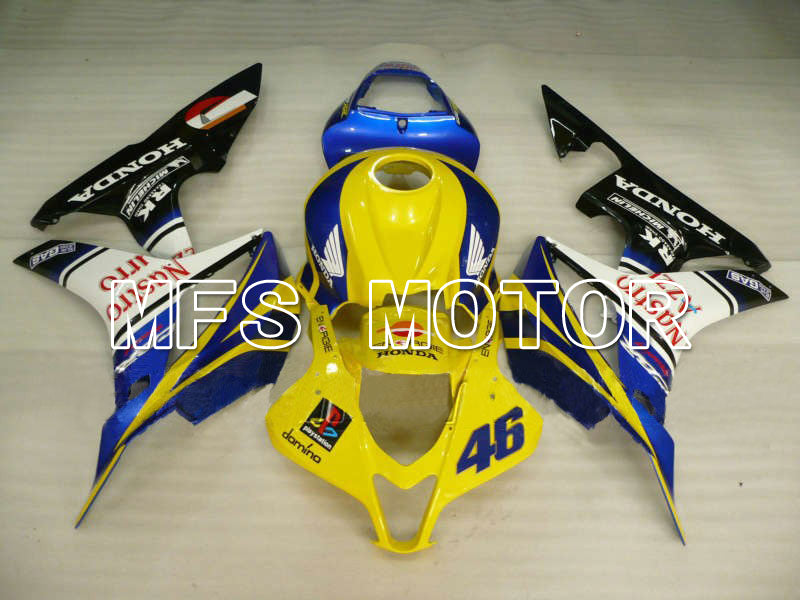 Honda CBR600RR 2007-2008 Injection ABS Fairing - Nastro Azzurro - Yellow Blue - MFS5682 - Fairings Kit
