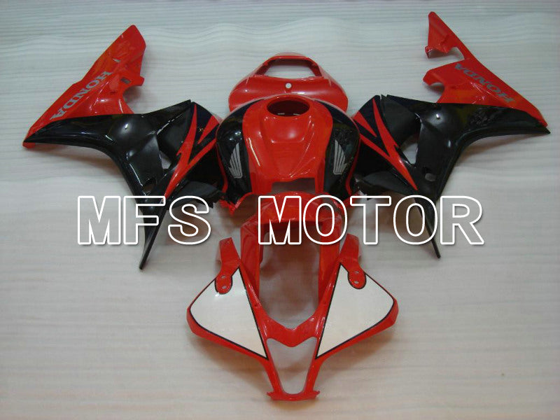 Honda CBR600RR 2007-2008 Injection ABS Fairing - Factory Style - Black Red - MFS5692 - Fairings Kit