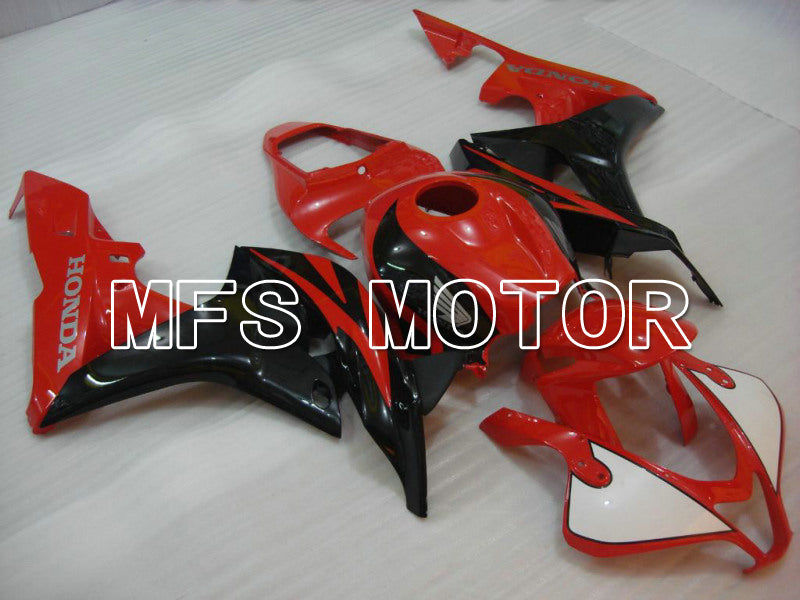 Honda CBR600RR 2007-2008 Injection ABS Fairing - Factory Style - Black Red - MFS5692 - Fairings Kit