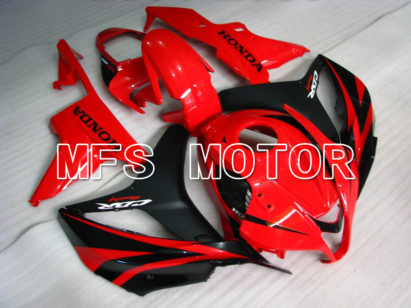 Honda CBR600RR 2007-2008 Injection ABS Fairing - Factory Style - Black Red - MFS5705 - Fairings Kit