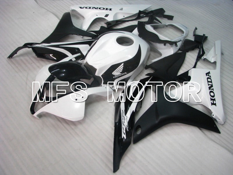 Honda CBR600RR 2007-2008 Injection ABS Fairing - Factory Style - Black Matte White - MFS5731 - Fairings Kit