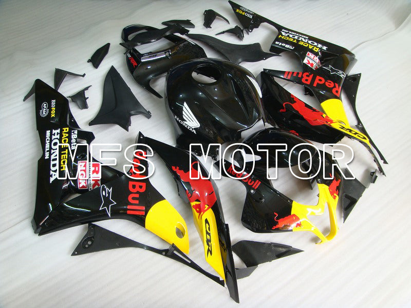 Honda CBR600RR 2007-2008 Injection ABS Fairing - Red Bull - Black Yellow - MFS5819 - Fairings Kit