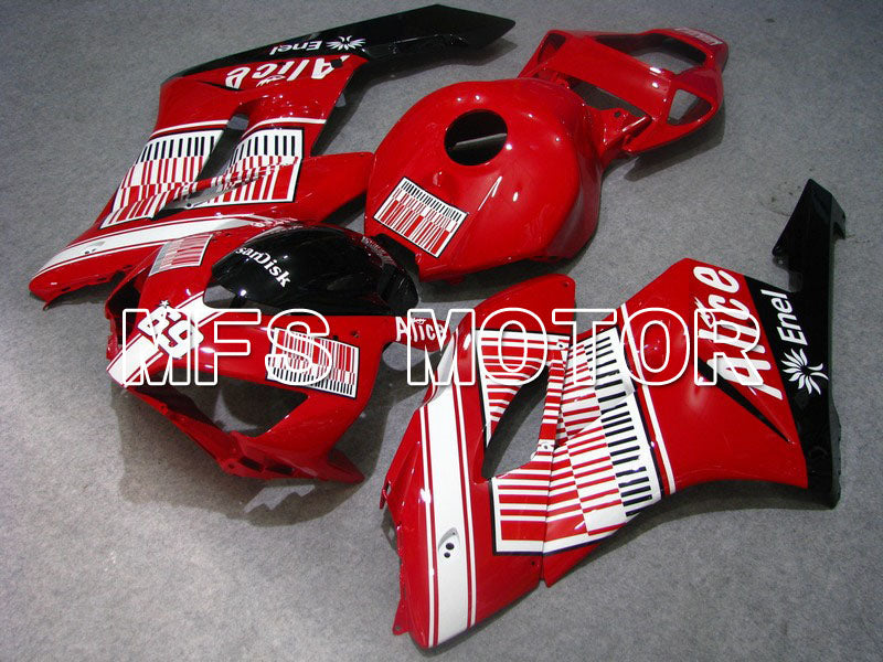 Honda CBR1000RR 2004-2005 Injection ABS Fairing - Alice - White Red - MFS5824 - Fairings Kit