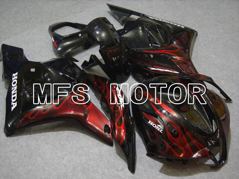 Honda CBR600RR 2009-2012 Injection ABS Fairing - Flame - Red Black - MFS5841 - Fairings Kit