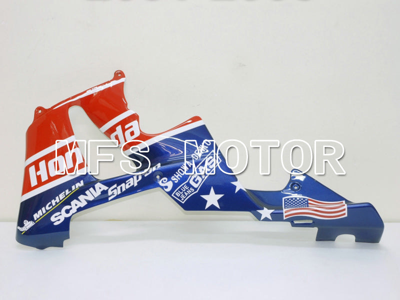 Honda CBR900RR 929 2000-2001 Injection ABS Fairing - Castrol - Blue Red - MFS5904 - Fairings Kit