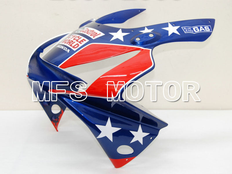 Honda CBR900RR 954 2002-2003 Injection ABS Fairing - Castrol - Blue Red - MFS5974 - Fairings Kit